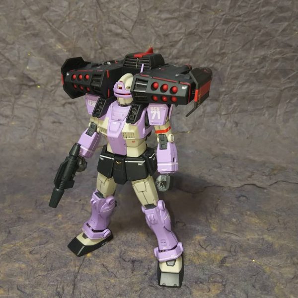 1/144HGジムインターセプトカスタムフェローブースター装備