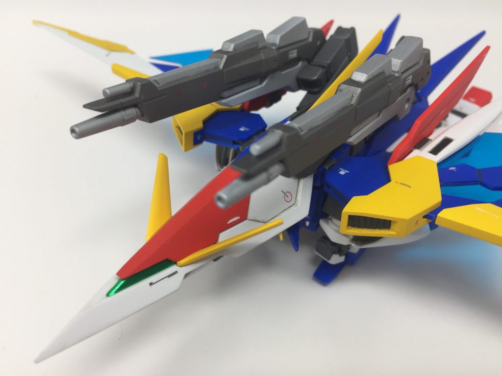 テンペスタさんの真骨頂は、バード形態なのですよ。フェニーチェリナーシタさんだと背中が寂しかったですが、キャノン砲を背負わせるととたんに強そうなシルエットになりますっ!!えっ?! なりませんか?!なりますよね?