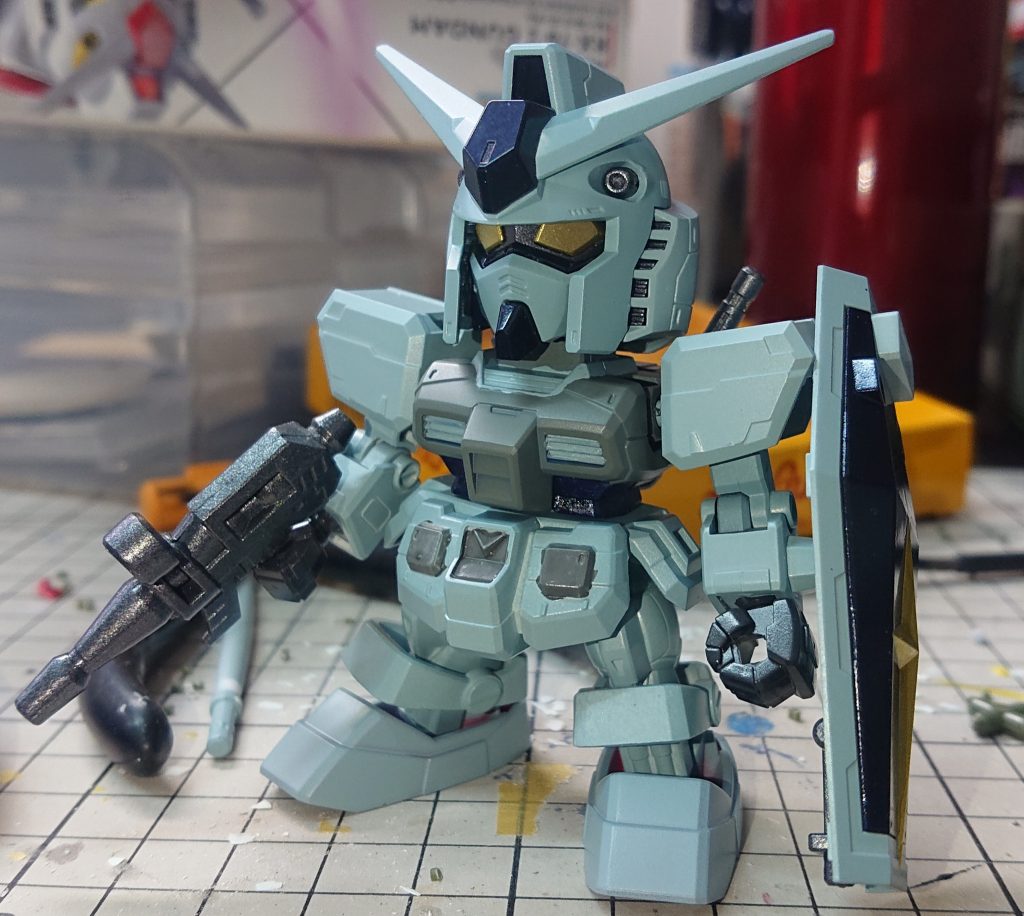 塗装会が終わった直後。まだ塗っていない場所があります。