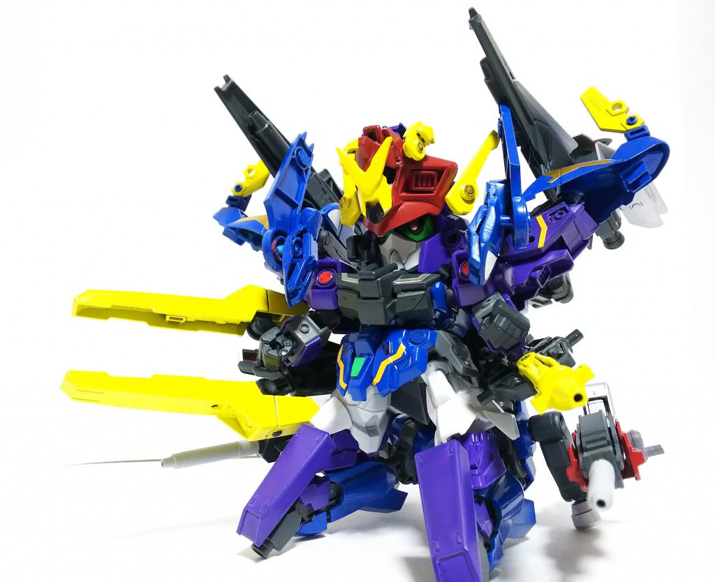 二機のメカを同時合体!フル装備形態のハイパーライトニングガンダム!