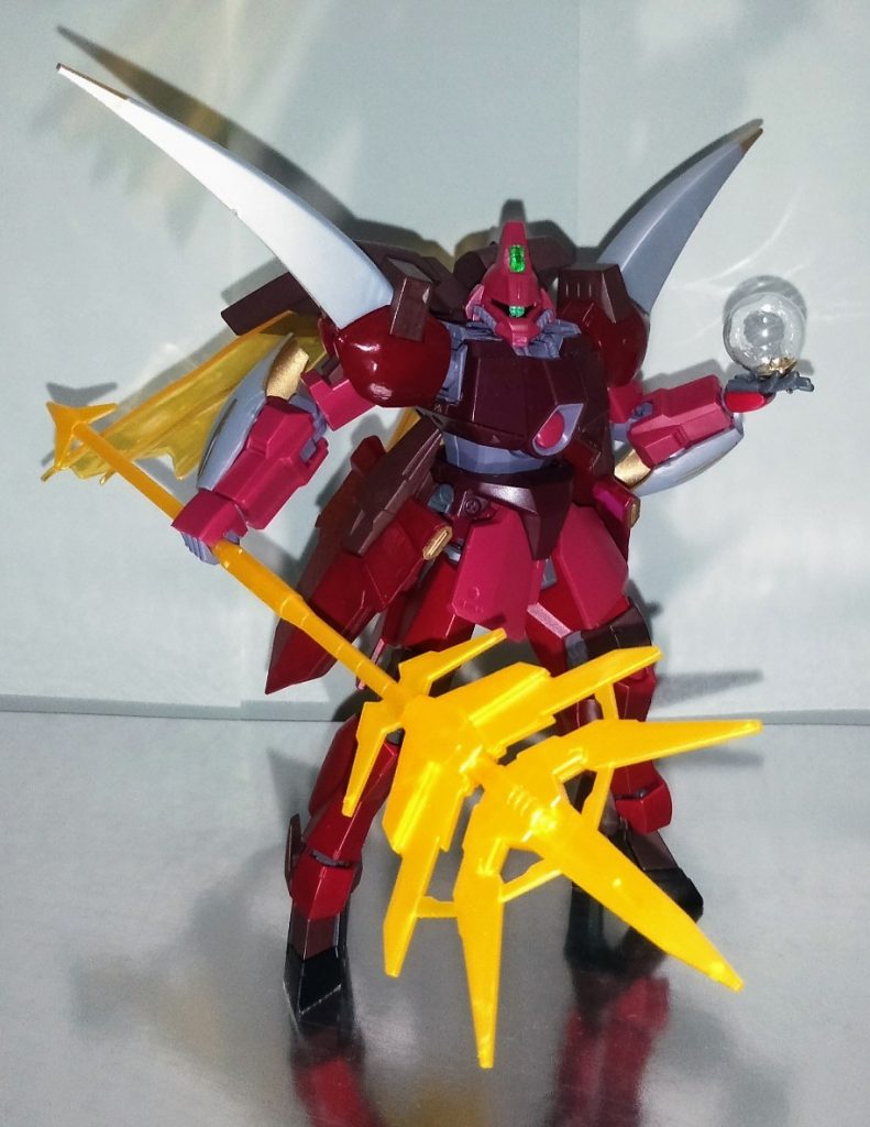 旧アクシズのガズシリーズをベースに開発は進み、物理法則にも作用する大きな想いを持つ者として、かつてのサブカルチャーに精通しラノベと呼ばれた書物を103000冊読破したと自称する、所謂厨二病の職員が選ばれた