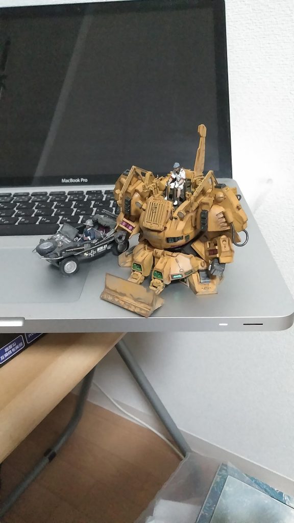 大きさはこんな感じ。
スケールは1/48設定です。