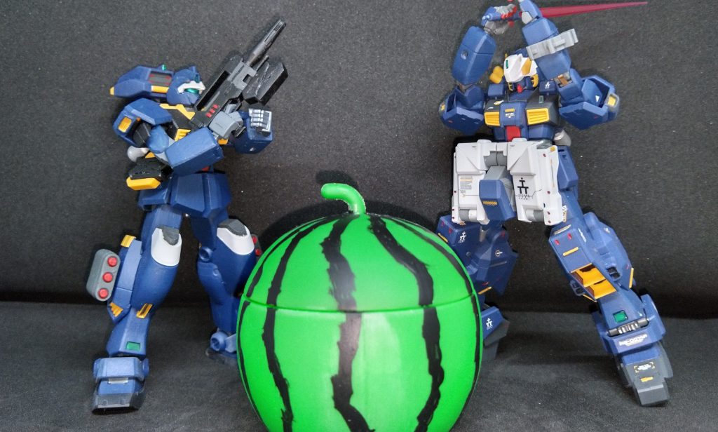 「よーし、すいか割りしようぜ」「いくぞー」