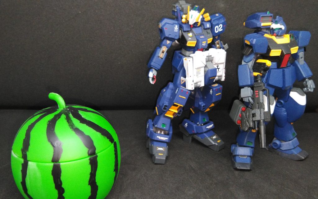 「あっ、すいかが落ちてる」