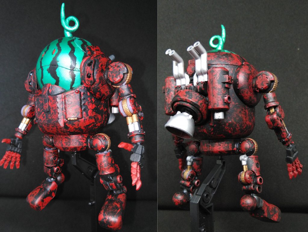 全体図です。今回始めてラップ塗装に挑戦してみました。