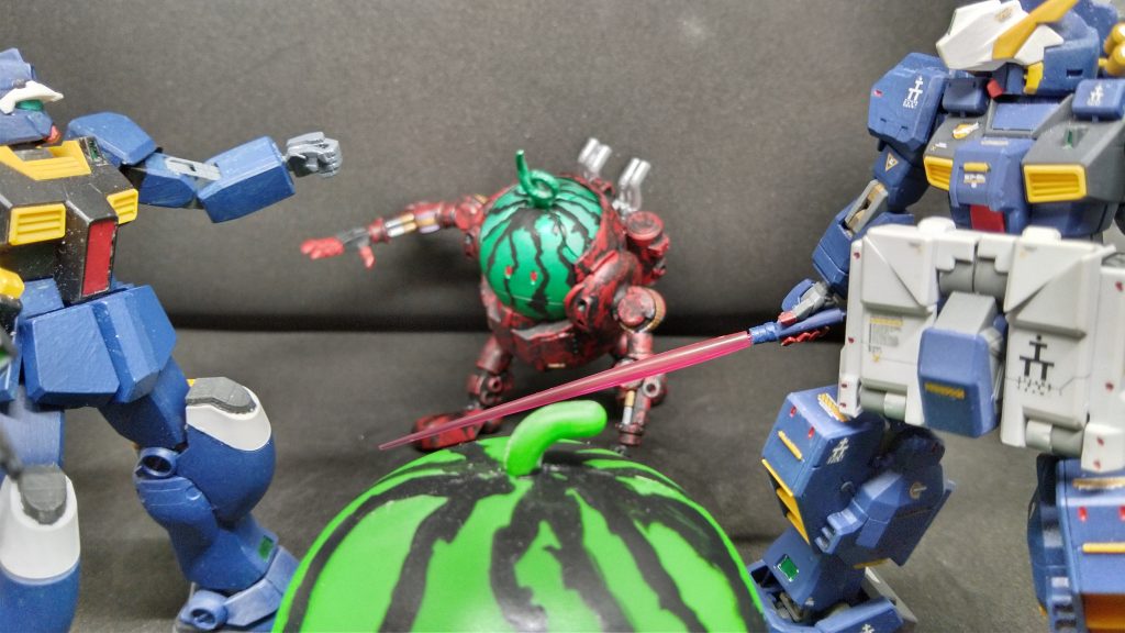 「待てーい‼(スーパーヒーローランディング)」