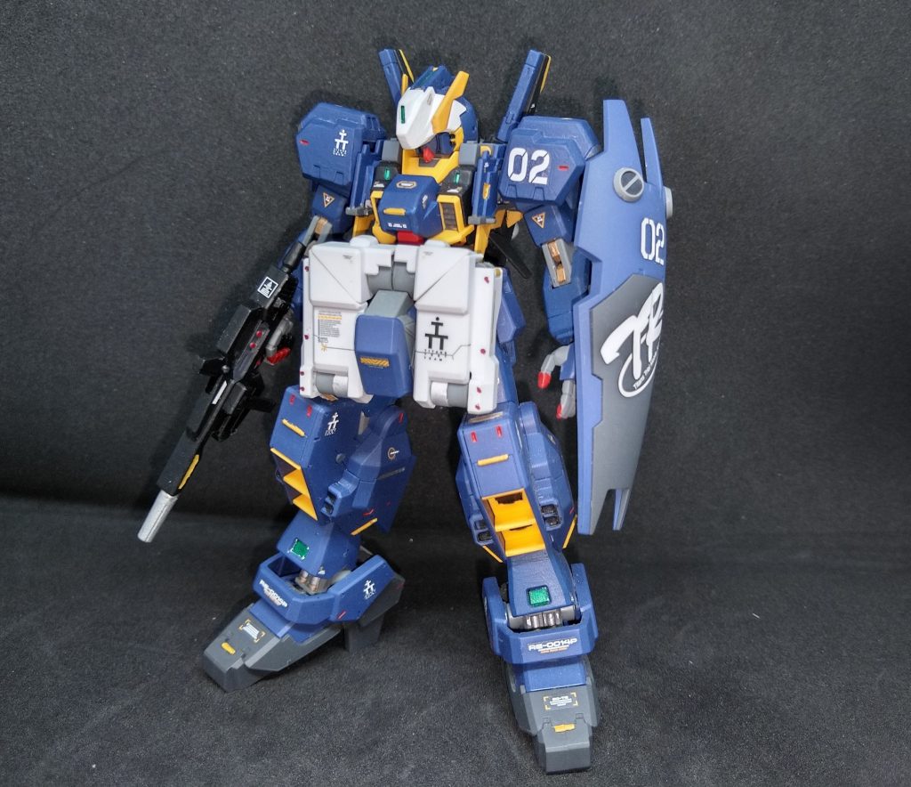 次世代量産型試作機タイプ 次世代量産型試作機っぽくマークⅡのバックパックとビームライフルを装備した形態です。これもそれっぽい装備にしてみただけです。