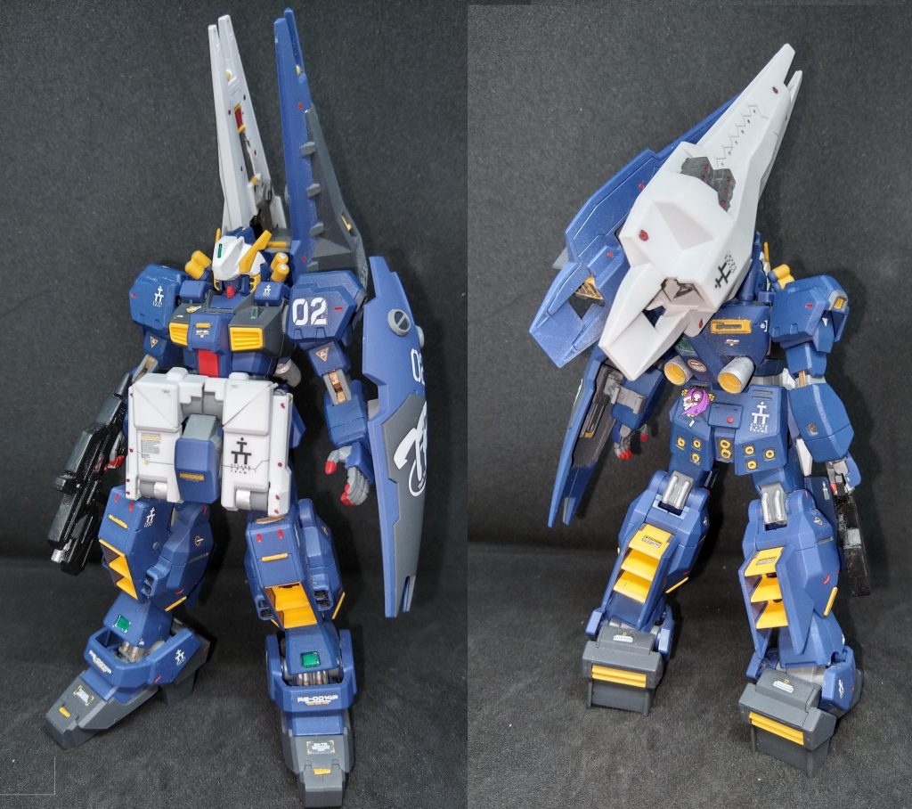 アドバンスド・ヘイズル形態 アドバンスドの基本形態ですね肩部の装備はマルチランチャーにしてみました。