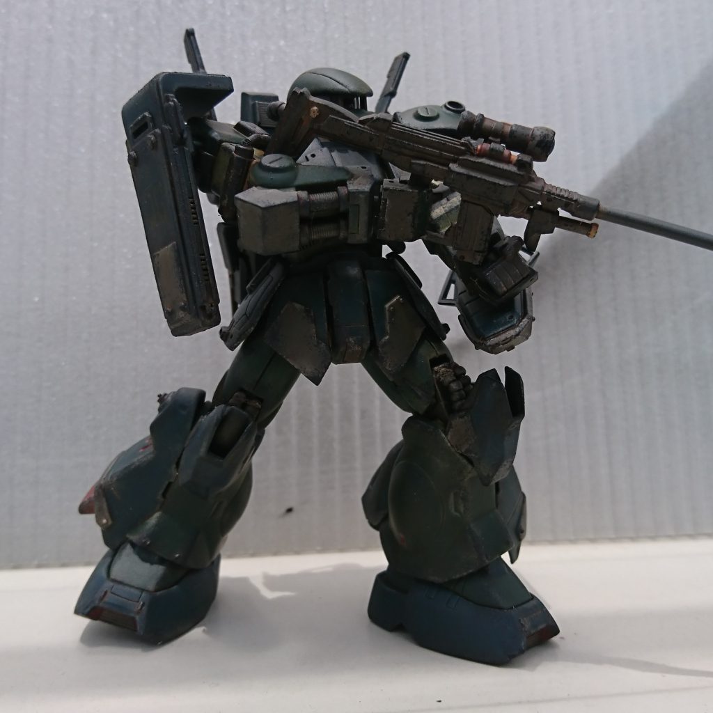 ザクマシンガン、ライフルにスクラッチしました。