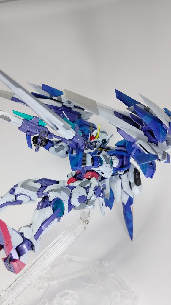 定番の構え。…でもでかすぎて全体が入らず…(泣)