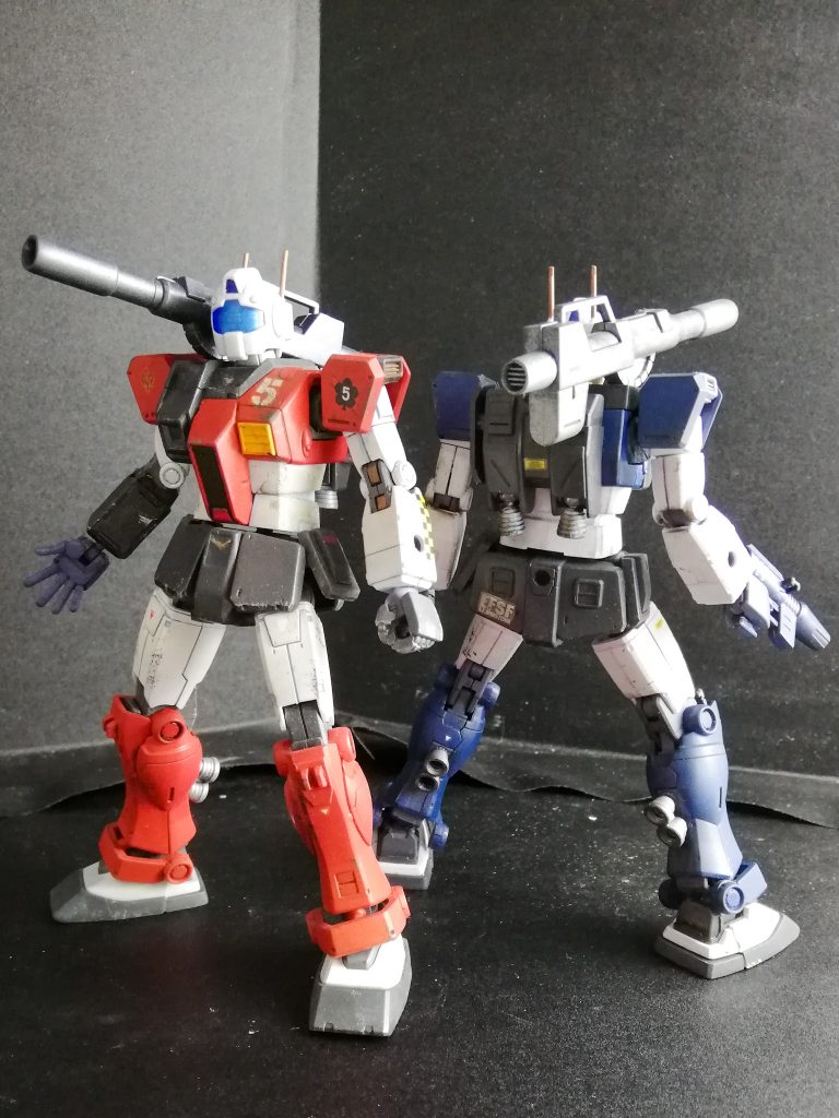 合わせ目消しは頭だけで、あとは段落ちモールドになっているすごい親切なキットでした。