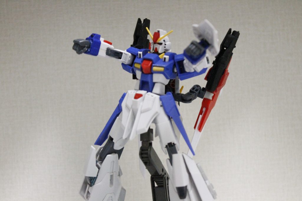 腕部ビームバルカン(設定)
エクストリームガンダムの腕に銃口のようなディテールがあったのでそれを活かした設定です。