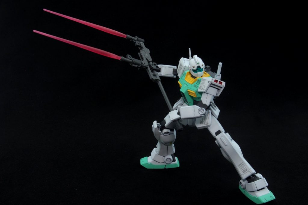 セミストライカーさんっぽいポーズも取らせてみました。

う～ん…やっぱりイフリート・シュナイドに刺される未来しか見えないんだよなぁ…。

まぁ量産機ですからね。これがお仕事ですよ。