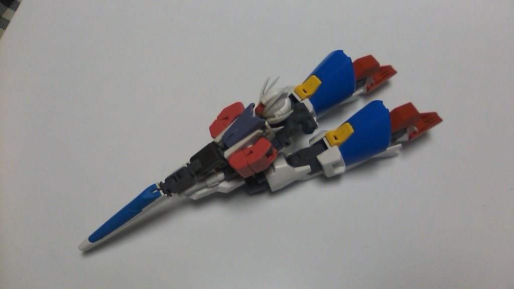 コアファイター+Bパーツ。初めてVガンダムの変形を見て衝撃を受けたもんですよ。