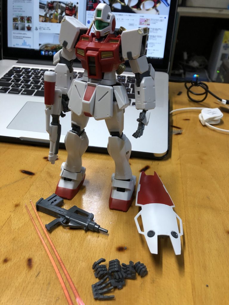 部分塗装　素組み　