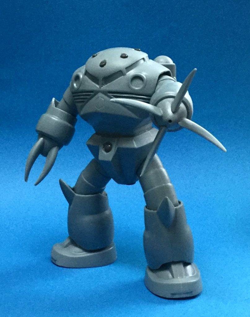 組み立て完了
哀・戦士ポスターイラストに倣い
爪は４本にしました