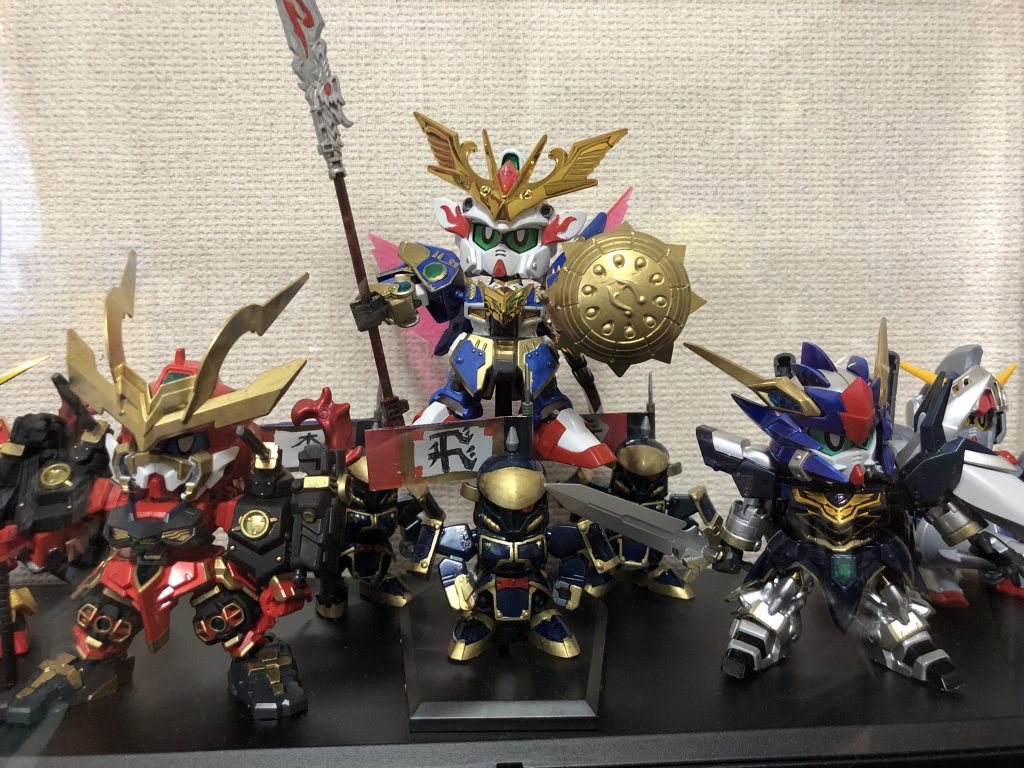 過去作の李信ガンダムも添えて和洋中