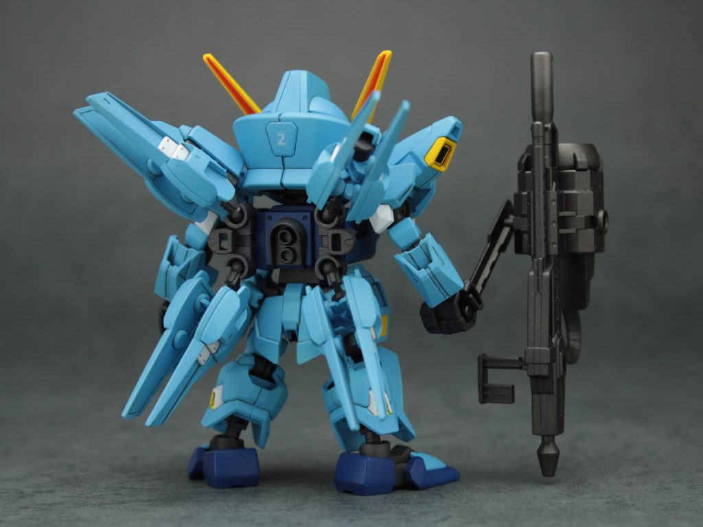 後頭部の「2」は自分の作品のナンバリングです。