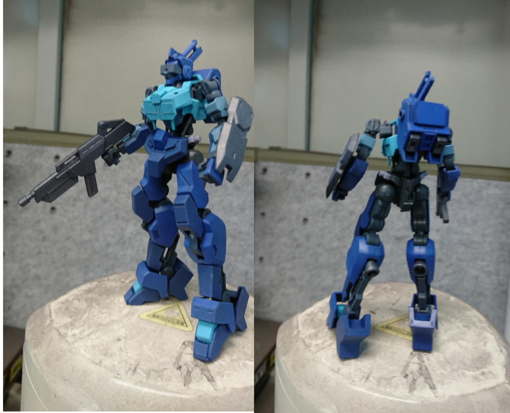 肩パーツ等を着けない状態。獅電とほぼ同じ。