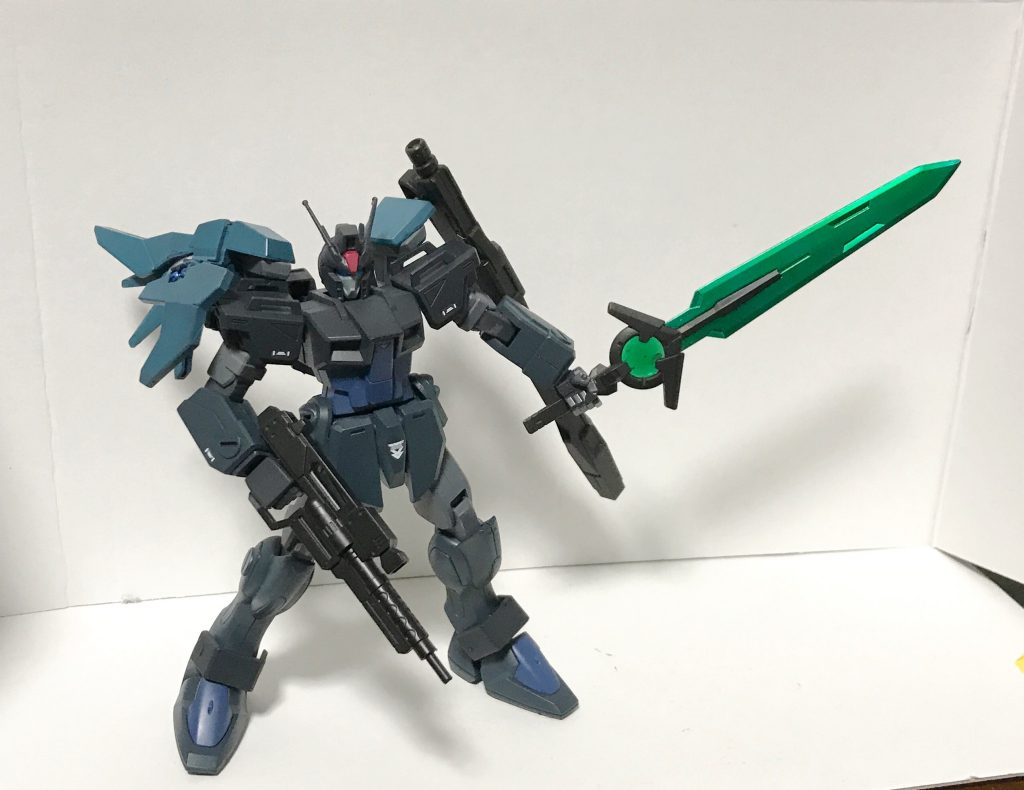 ダブルオーダイバーエースのGNダイバーソードをヌリヌリした武装。