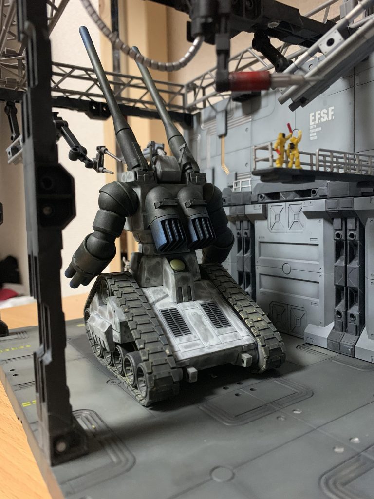 ガンタンク冬季迷彩仕様–3枚目/制作者：ぴよ