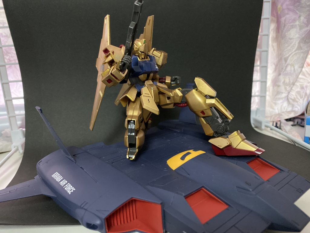 ドダイ改も作りました。
こちらはつや消し仕上げです。
ブースの大きさ足りないっすね()