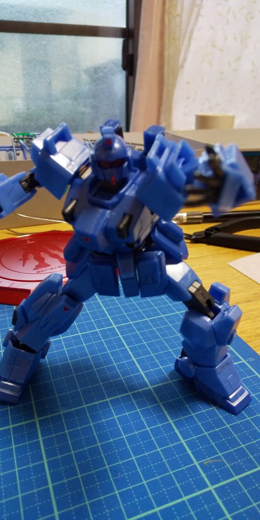 荒々しいポーズ