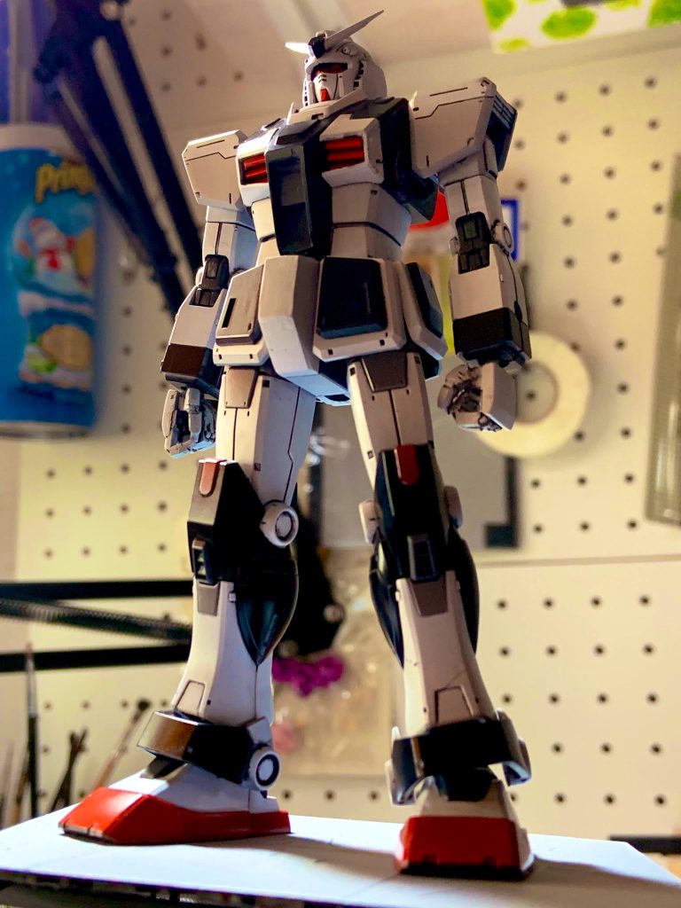 汚し前。
ガンダムらしいガンダムでしょ。めっちゃ気に入ってるのでまた作りたいです。