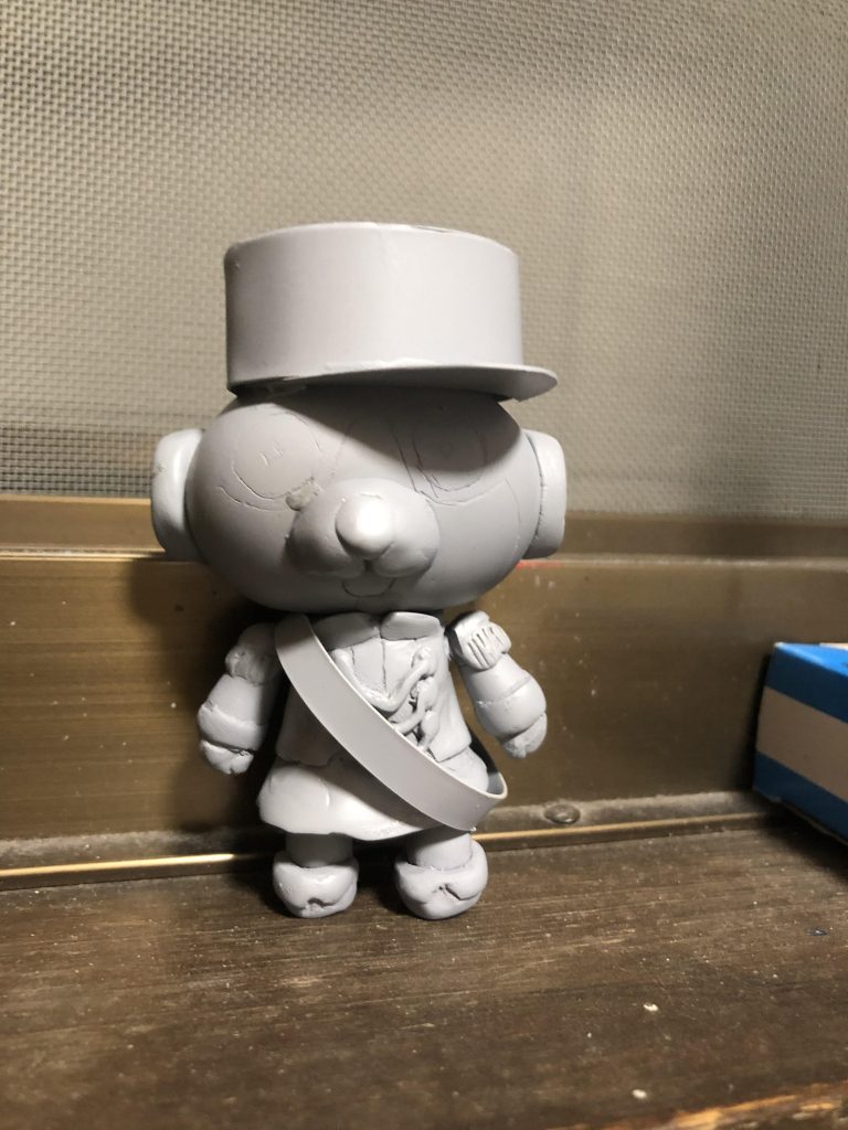 塗装前です
今回はとにかく塗装が大変でした...
しばらく筆塗りしたくないです...