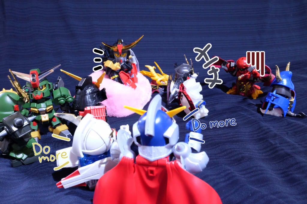 武者デス：え、うそだ！  あれで全力！？  *もっと強いんだろ、隠さなくてもいいよ！*
司馬懿：いやあの、あれが全力なんですよ…最初から全力でした……調子乗ってすみませんでした……

真悪参：すごいね、相手の心をどこまでも抉っていくじゃん
烈火：恐ろしいやつでござるよ…