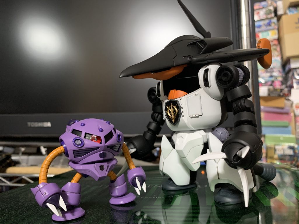 前に作った[ズゴック](https://gumpla.jp/sd/291461)用のマシンです