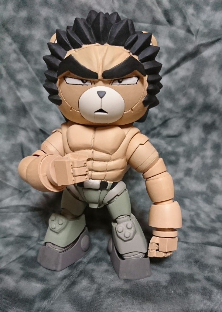 リアルフェイスモード
闘うときはこの顔になります。