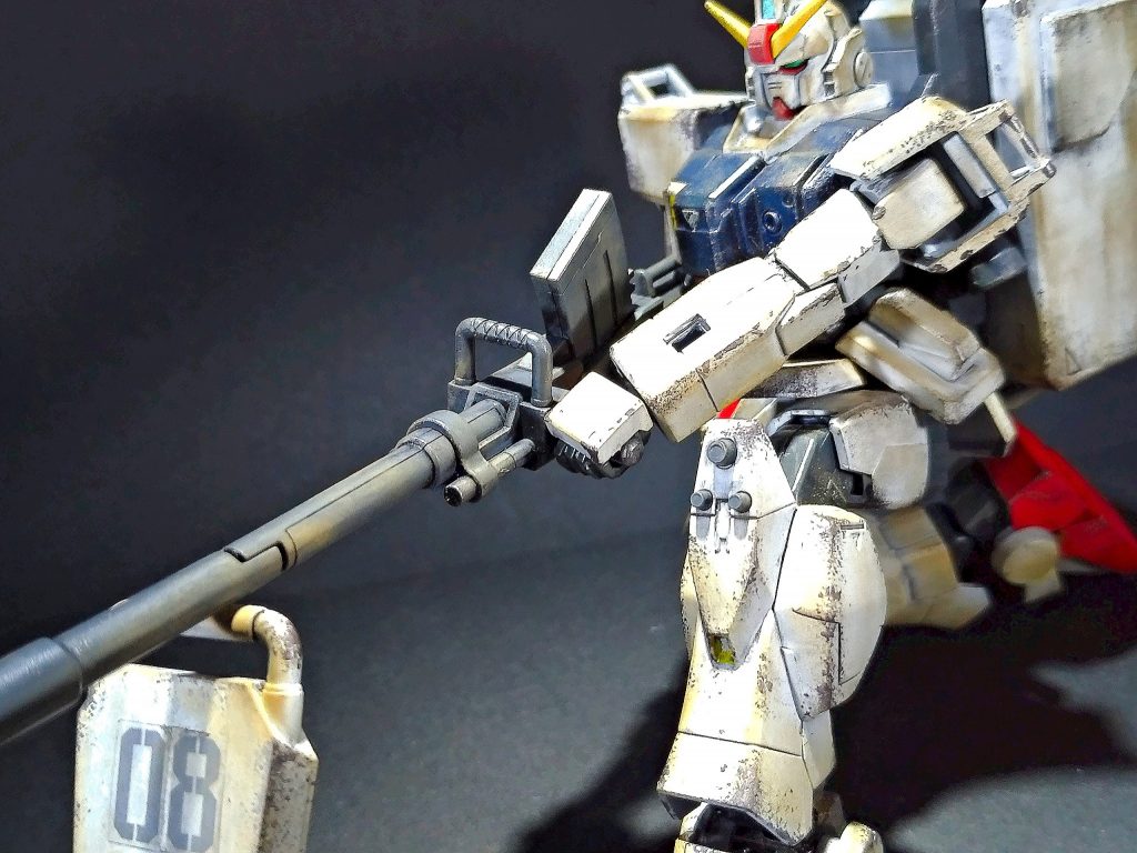 HGUC陸戦型ガンダム–2枚目/制作者：溝落ちナスビ