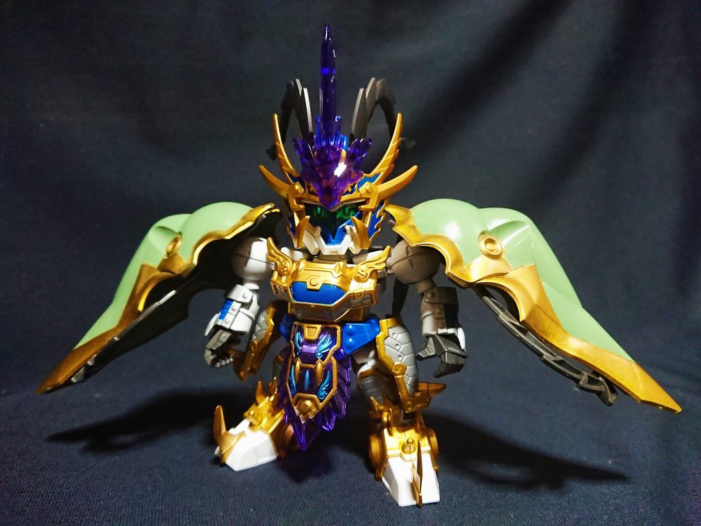 玄武装 武義呂布
三候のように擬似巨神体にはなれませんが、武義の魂の力を借り武義呂布へと覚醒します。