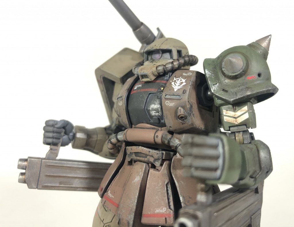 ザク ハーフキャノン　オリジンMSV  1/144–3枚目/制作者：@HIRAMASAZAN