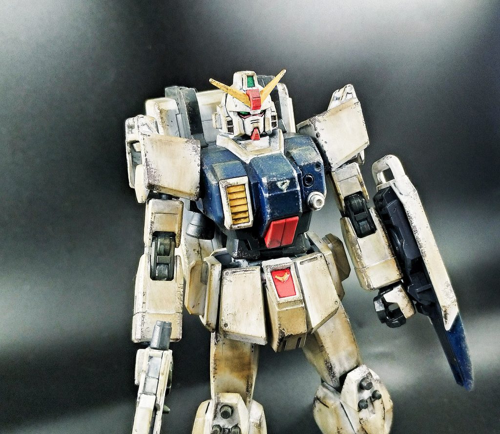 HGUC陸戦型ガンダム–5枚目/制作者：溝落ちナスビ