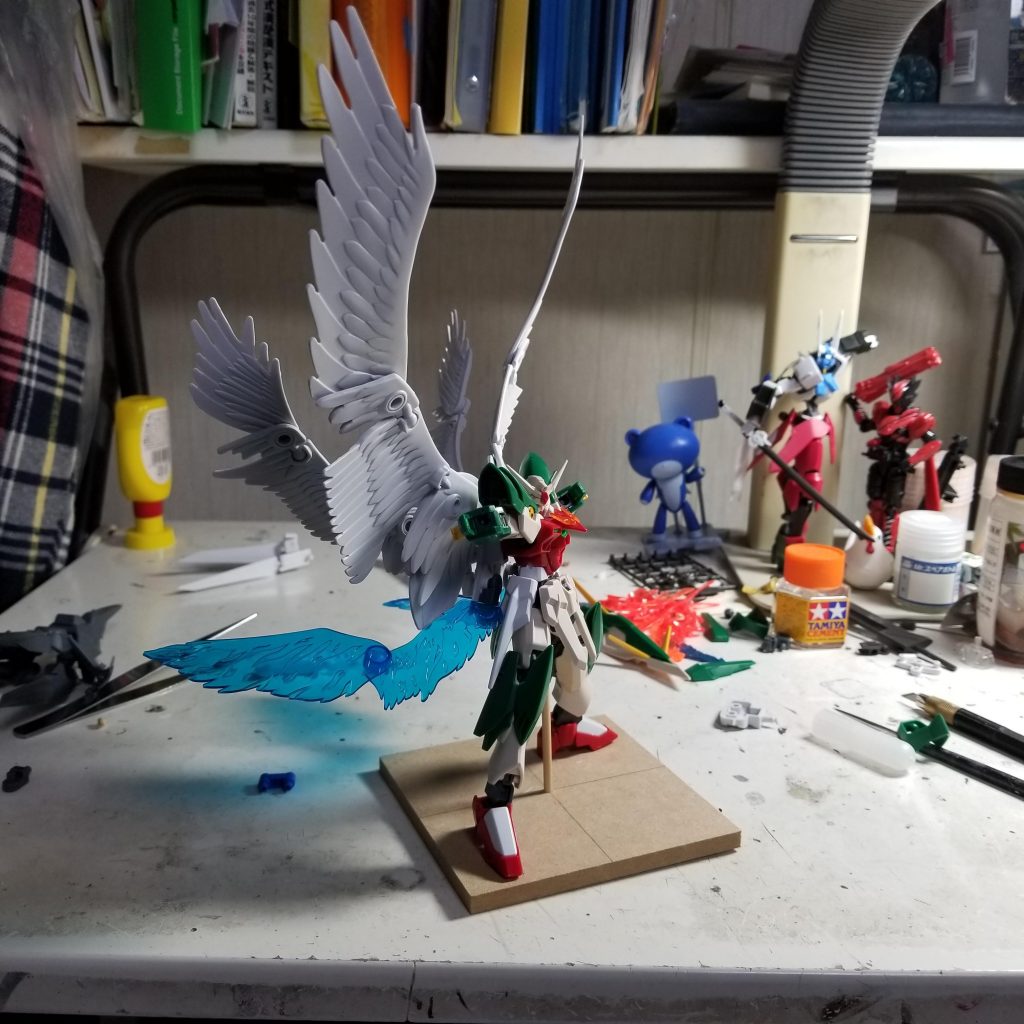 ミキシング初期段階
後ろに重心が持ってかれるので対策をしなければ…となりました。