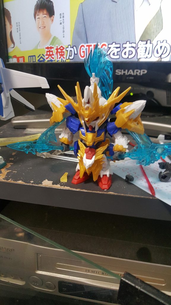 趙雲ダブルオーガンダム 斗嵐座無(トランザム)発動!–2枚目/制作者:敗残兵