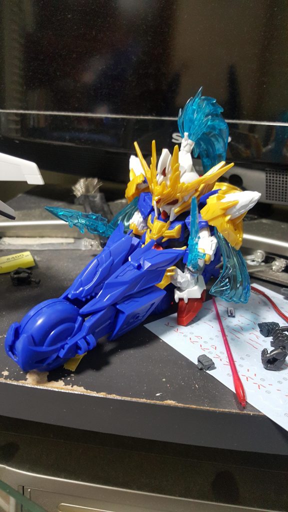 塗装前( ・ω・)
SDは塗装でカッコよさが段違いに上がる(´∀`)