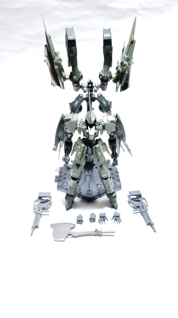 使用パーツ一覧　
バックパックに装備が集中してるため意外と少な目