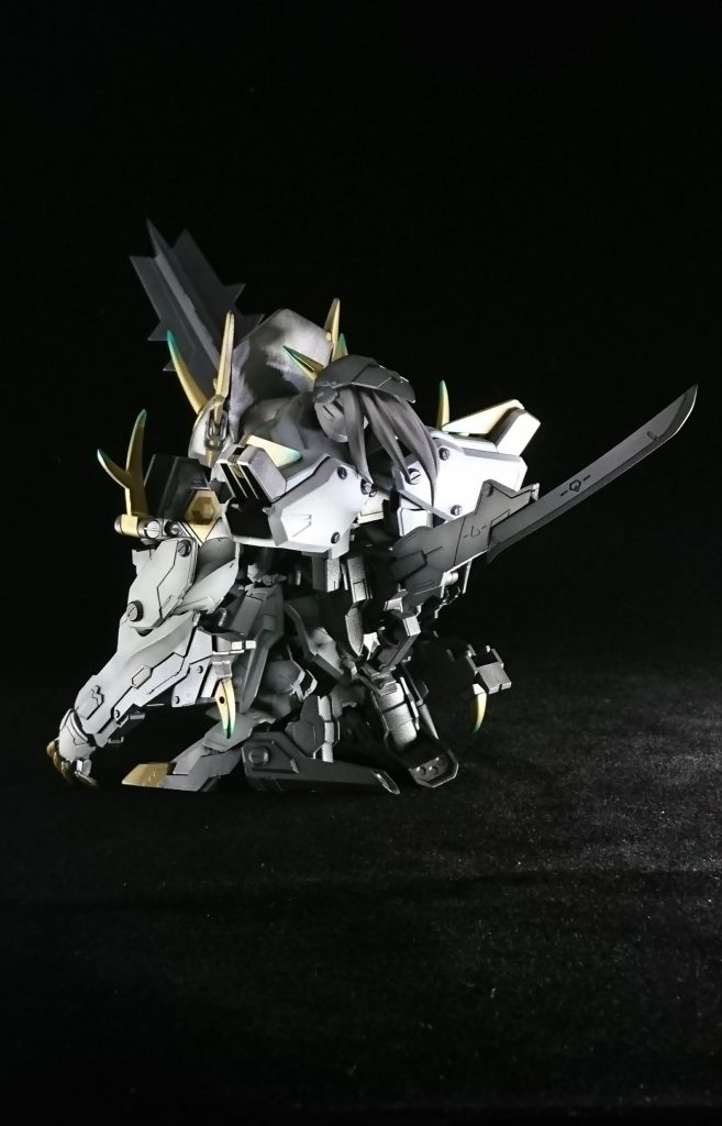 後ろ姿です、今回はいつもよりスッキリしたかなと思います