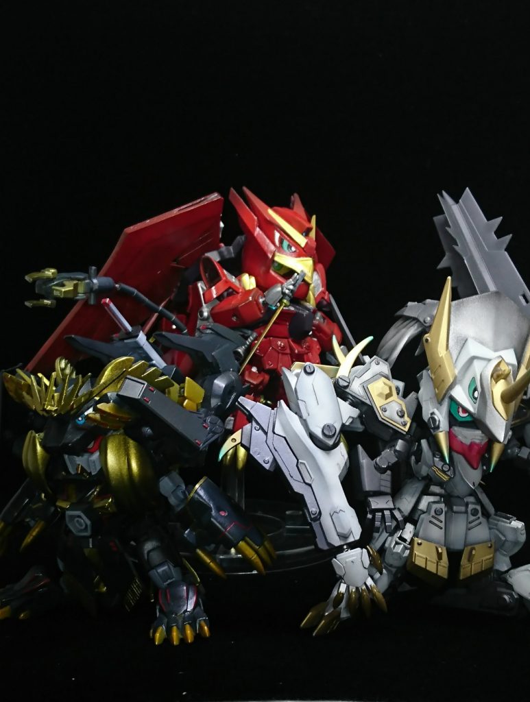 ついにオリジナル四獣王も3体になりました!今年中に揃えることを目標に頑張ります!