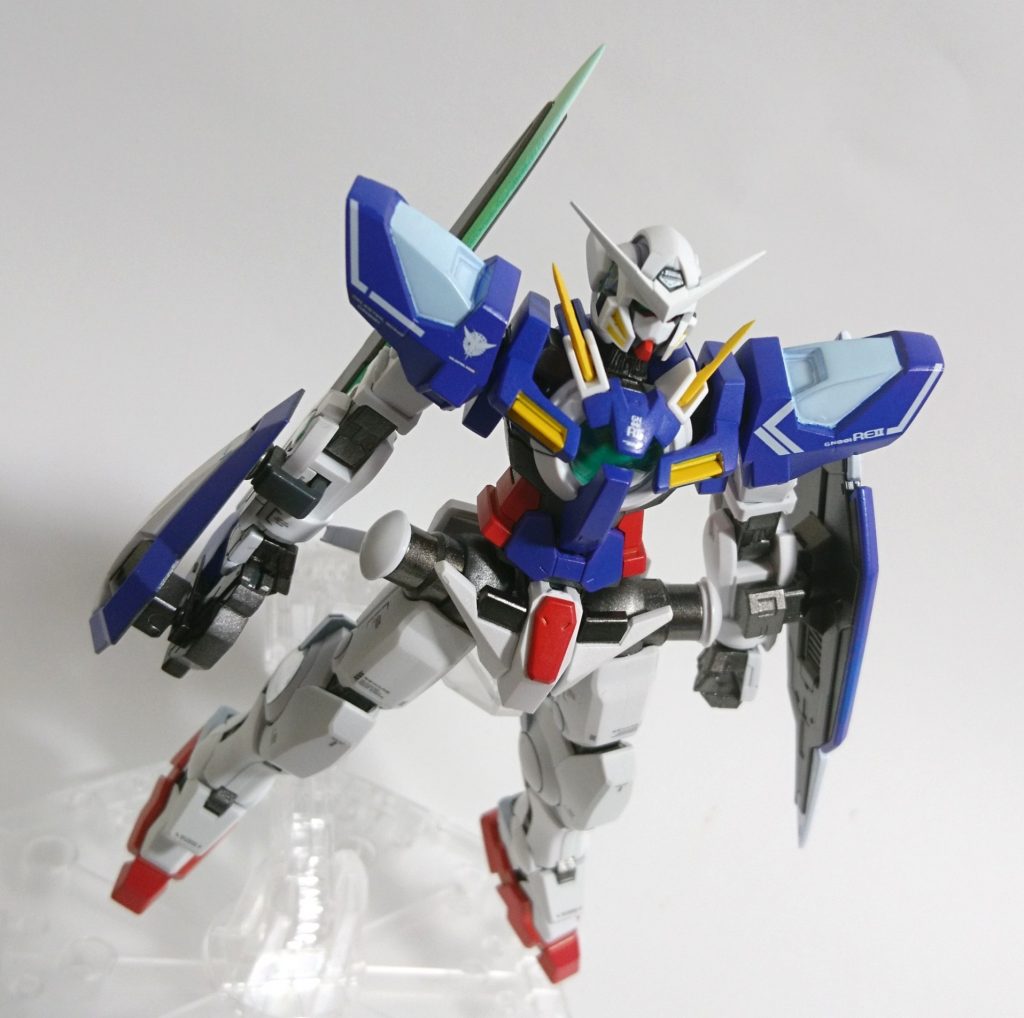 【登場シーン風に】
肩のデカールがお気に入りです。
RG用のを組み合わせ。