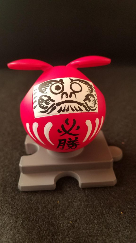 達磨の絵は背中に書きました🎵
一粒で二度美味しいw