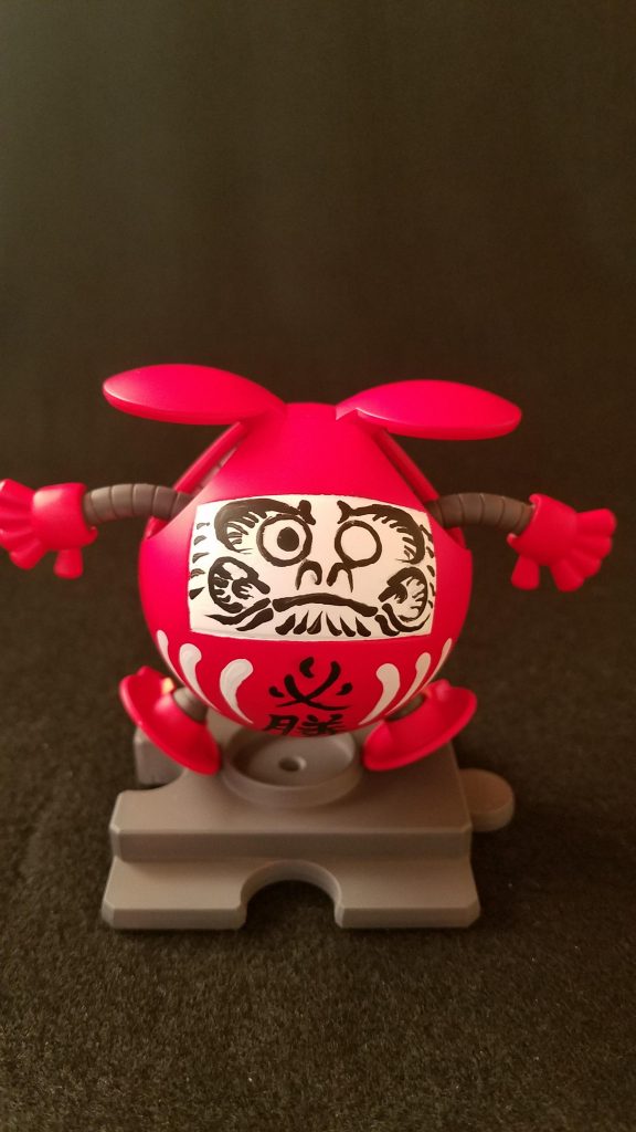 そしてお待ちかね(誰も待ってないw)
達磨バージョンの手足付きです❗
ハッキリ言ってキモカワ🤣