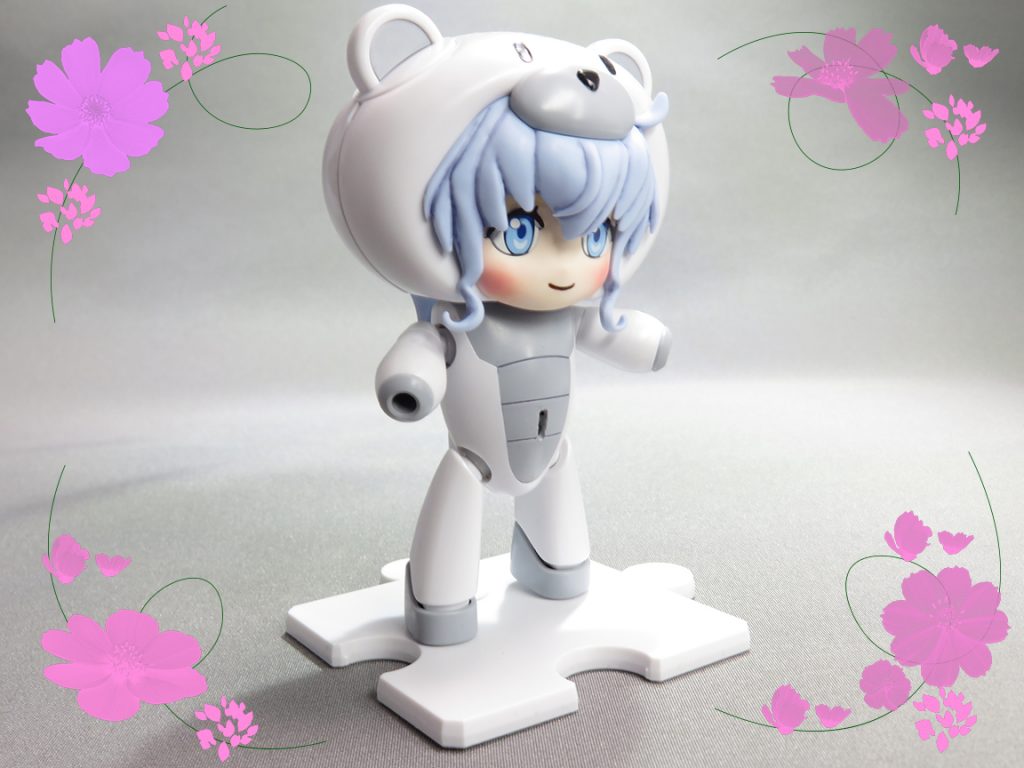 ハイ。こちらがベースのサラちゃんですね。
チーク入れて ほっぺぷにぷににしてあります。