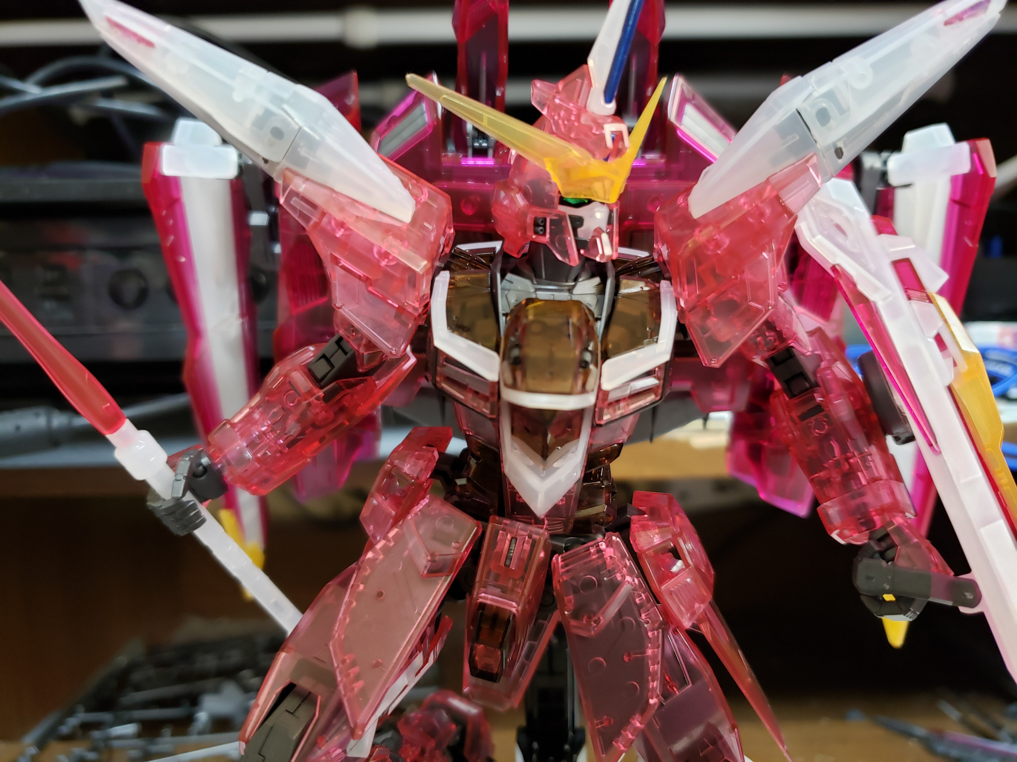 MG 1/100 ジャスティスガンダム クリアカラー イベント限定ガンプラ 