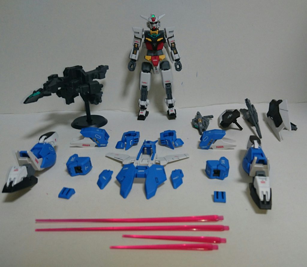 ## ・パーツ一覧
今回はミキシングもパーツ追加も無しでアースリィガンダムのみです。