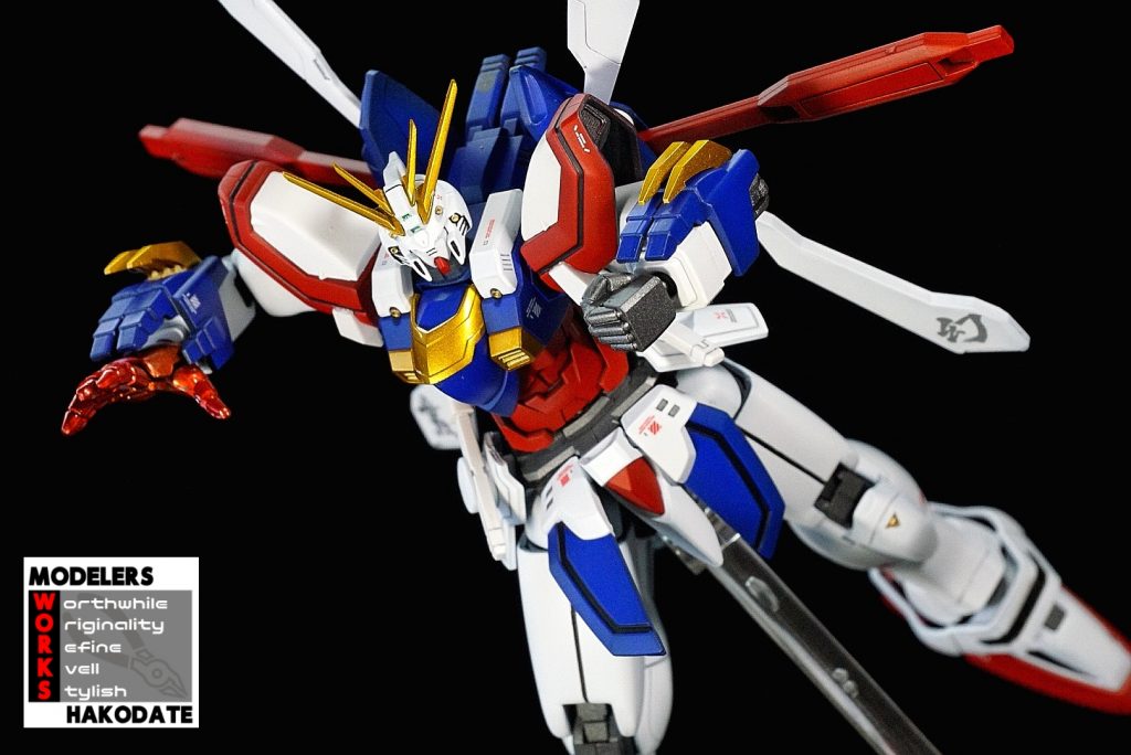 ゴッドフィンガーのハンドパーツもMGから使ってます。