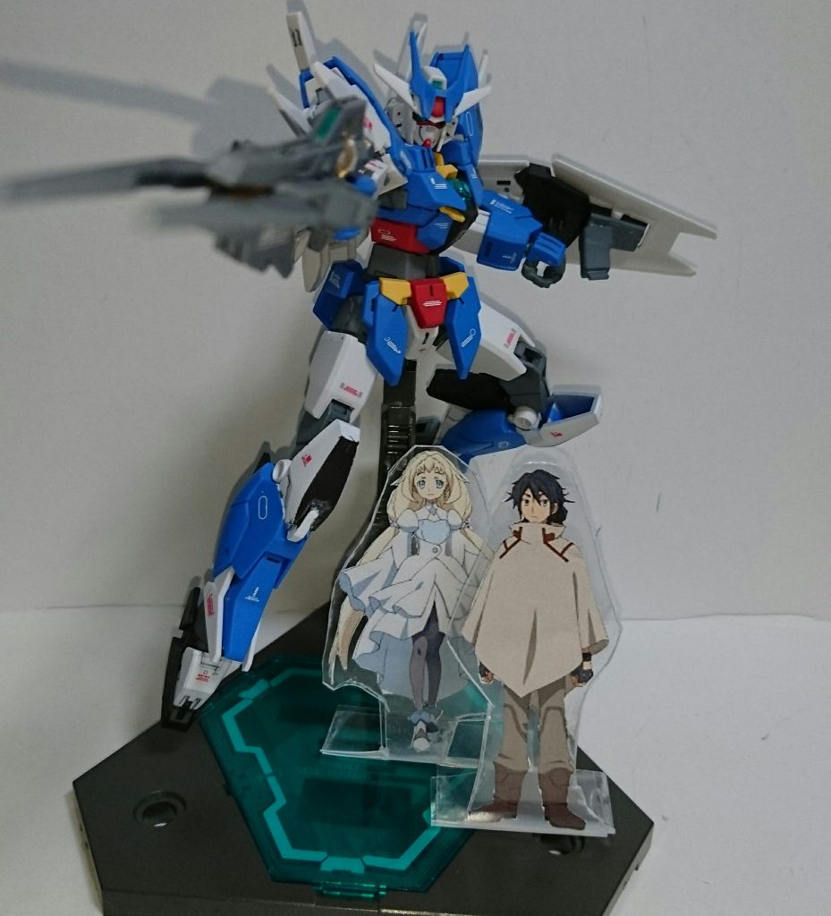 遊び心でアクリルスタンド風のヒロトとイヴを作ってみたり。